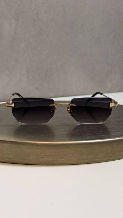 Сонцезахисні окуляри Tom Ford FT1355 Ethan золоті безоправні геометричні унісекс оригінал