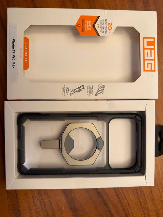 Etui UAG Plasma XTE MagSafe iPhone 17 Pro Max Clear/Titanium JAK NOWE