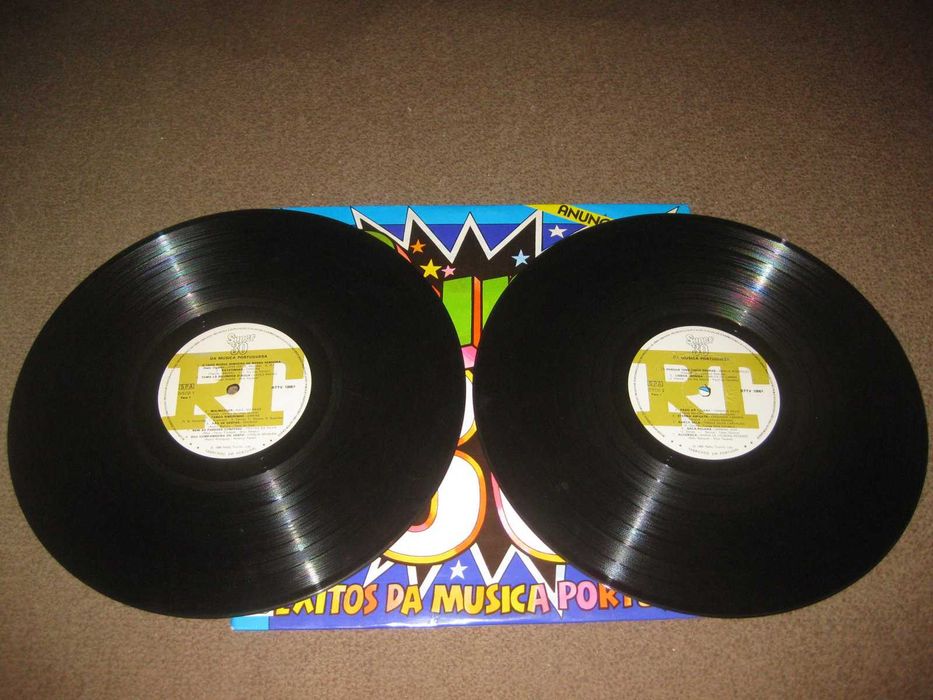Vinil LP Duplo 33 rpm "Super 30- Êxitos da Música Portuguesa"