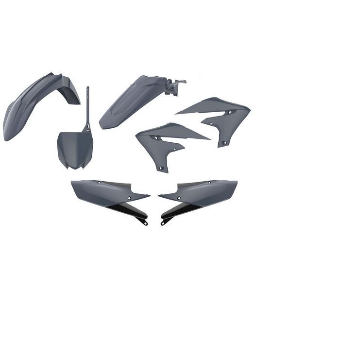 kit plasticos polisport cinza nardo grey yamaha yz 250f / 450f