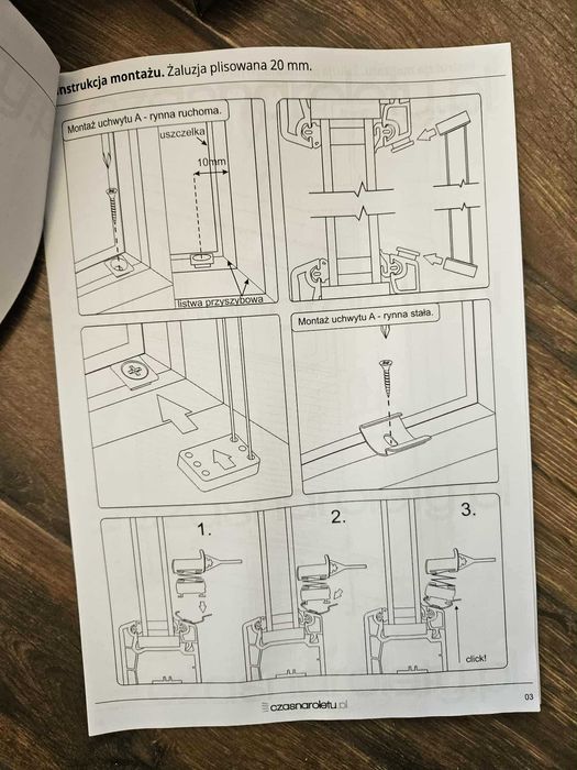 Roleta plisowana - nowa