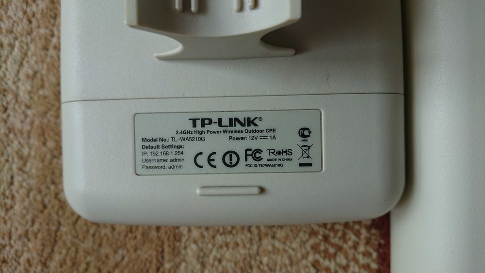 TP-Link TL-WA5210G 12dbi 2,4GHz 54Mb/s Outdoor