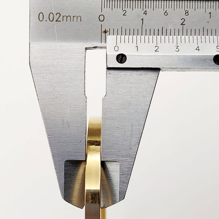 Złote kolczyki koła - 4,5cm