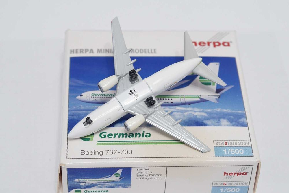 Herpa Germania Boeing 737-700 skala 1:500