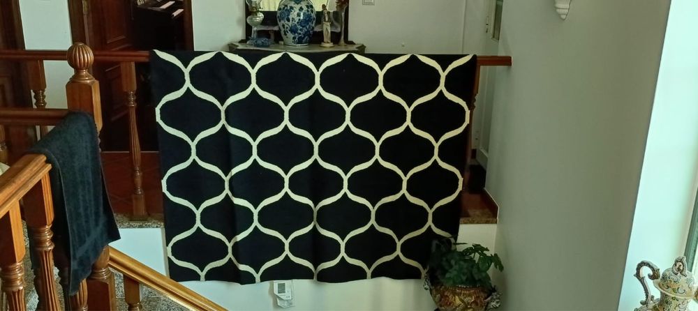 Tapete IKEA coleção STOCKHOLM preto/branco