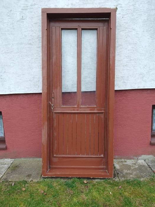 Drzwi zewnętrzne na budowę 80 Lewe