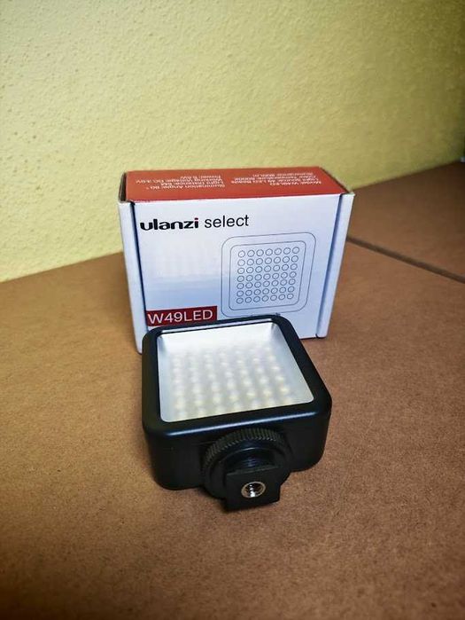 Mini Painel de Luz LED Ulanzi W49LED para Câmara/Telemóvel (NOVO)