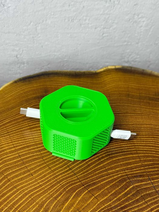 Organizer, zwijak do kabli USB-przewodów, rozmiar XL, druk 3D