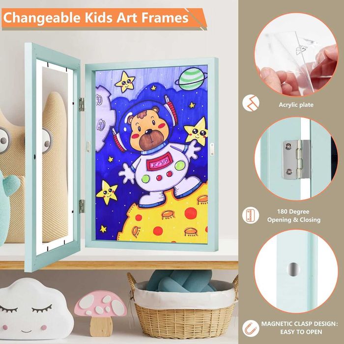 851 Sztuczna ramka dla dzieci z otworem z przodu, wymienna