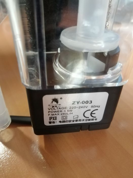 Filtro cascata com skimmer