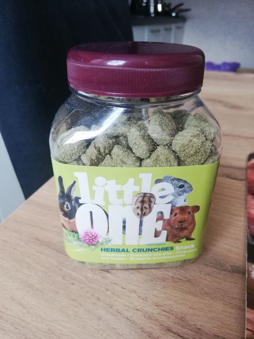 Little one chrupki ziołowe 100 g dla gryzoni  gratis kolba