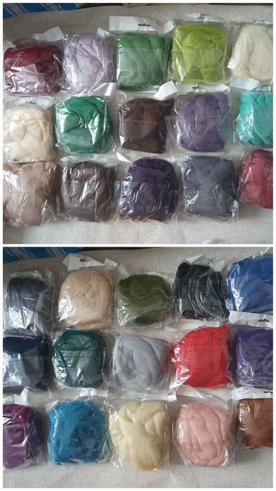 Шерсть для валяния, иголки, держатели SKC, иглы для ковровой вышивки