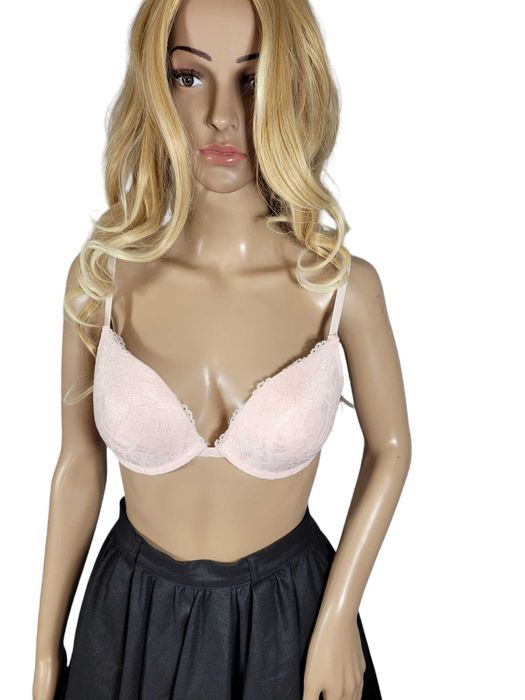 Nowy jasno różowy stanik biustonosz 80C push up Secret Possessions