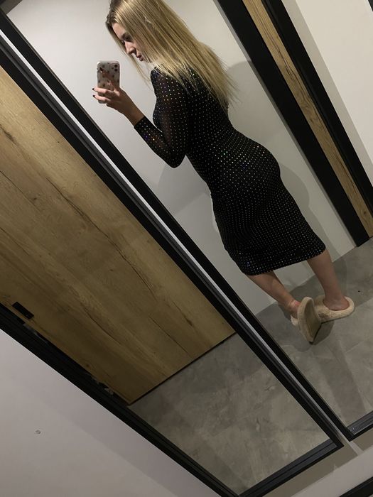 Sukienka | mozliwość regulacji dlugości | elastyczny materiał