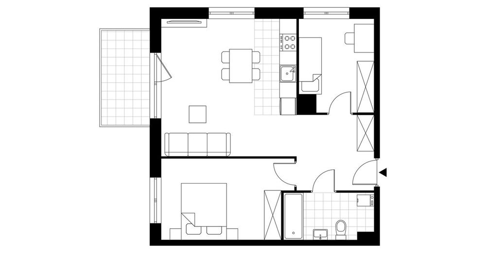 3-pokojowe mieszkanie 55 m² + balkon Bez Prowizji - Widok 4