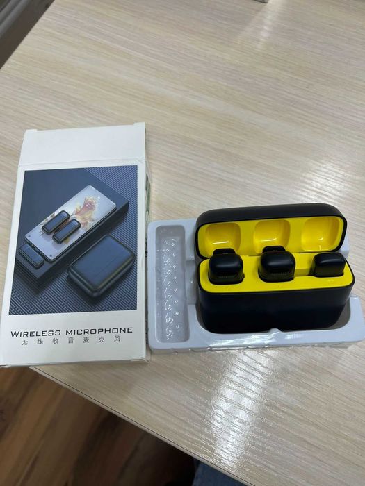 Беспроводной петличный микрофон VOOK Wireless Dual Channel Microphone