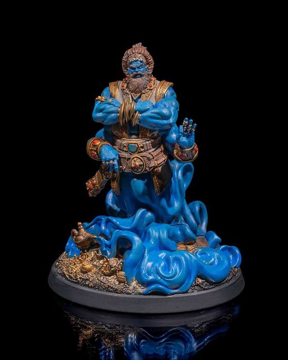 Dżin Figurka 32mm 14K zgodna z D&D