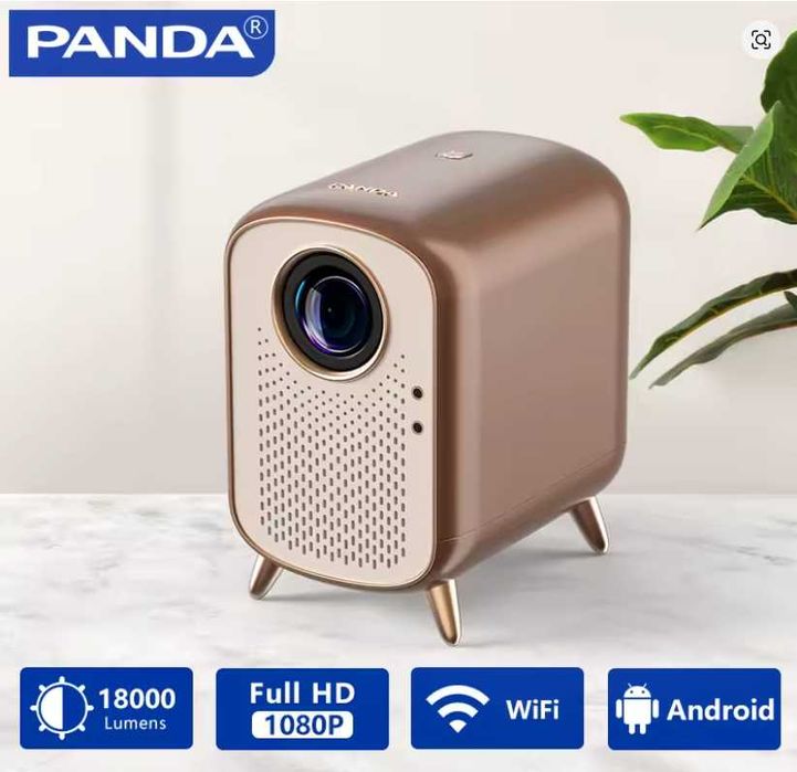 Projektor LED Panda STELLA-A 1080P SMART 4K WiFi 8000 Lumens