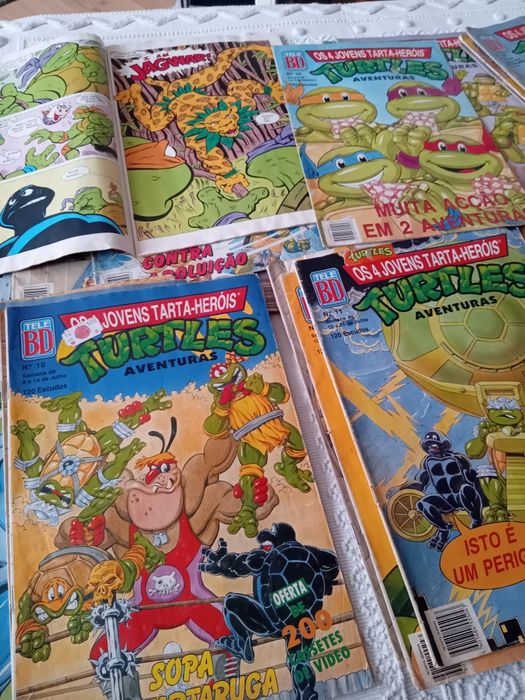 Revista vintage Tartarugas Ninja