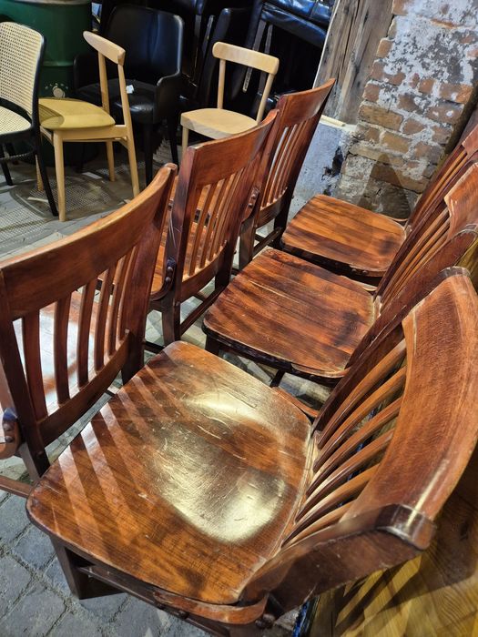 6x Krzesło drewniane masywne solidne