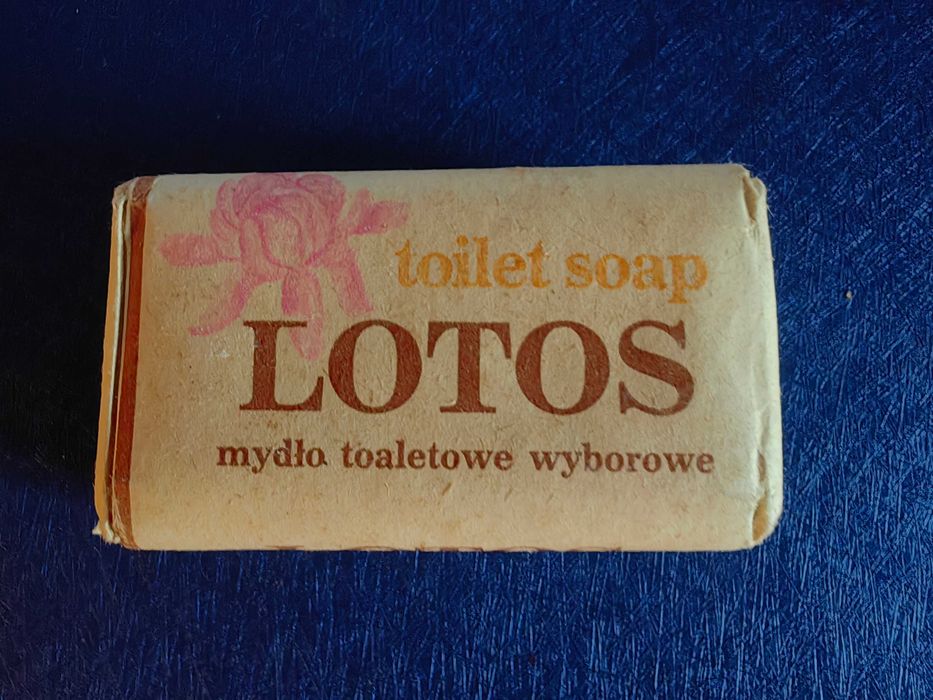 Mydło w kostce LOTOS z czasów PRL, nowe zapakowane