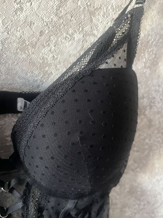 Комбидресс гепюровый черного цвета