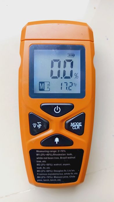 Miernik do pomiaru wilgotności drewna