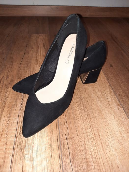 Buty czółenka na obcasie, rozm. 36