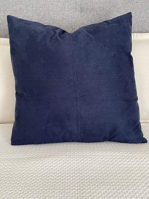 SUPER PREÇO - 2 almofadas grandes decorativas Maison du Monde (azul)