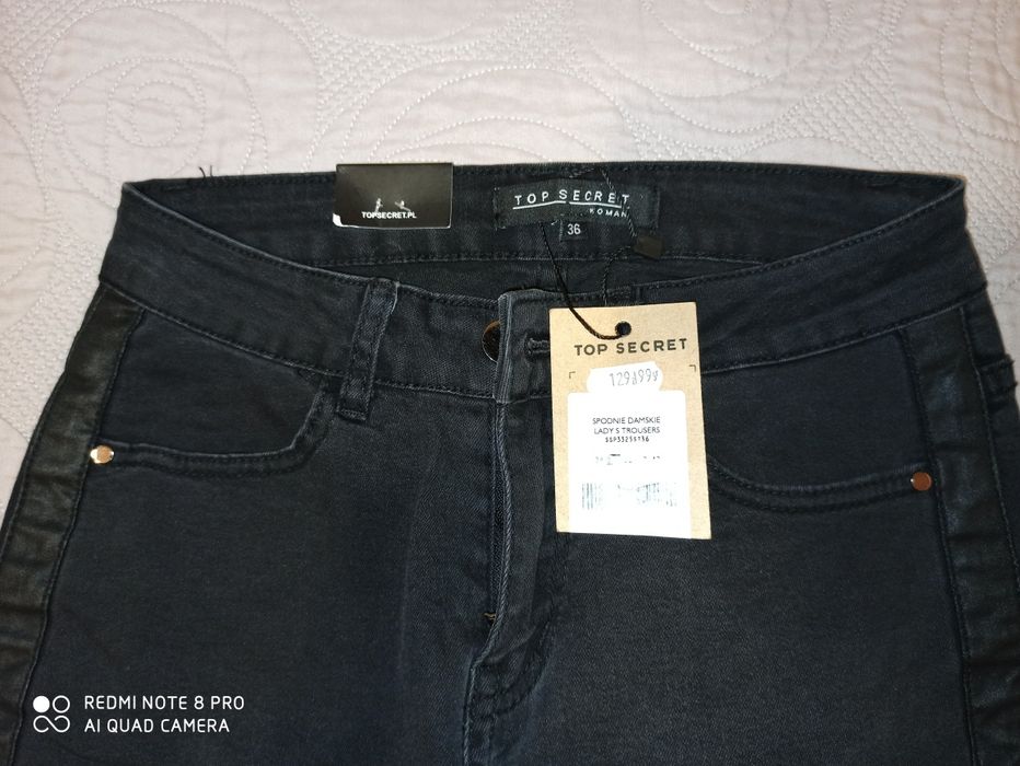 Nowe jeansy top secret r. 36