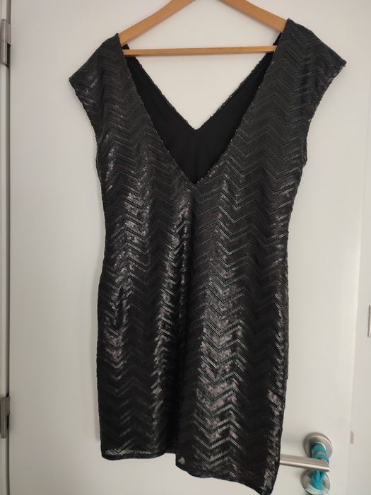 Vestido de lantejoulas preto