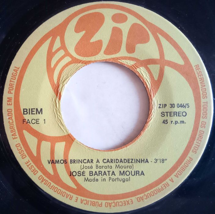 José Barata Moura	- - - - -	Vamos Brincar à Caridadezinha	- - - Single