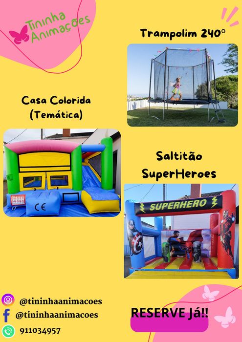 Aluguer de insufláveis/ Eventos Infantis