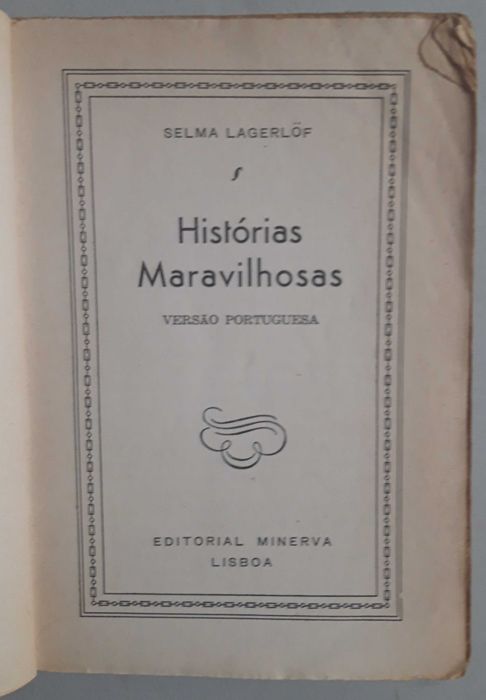 Livro PA-2 - Selma Lagerlof - Histórias Maravilhosas
