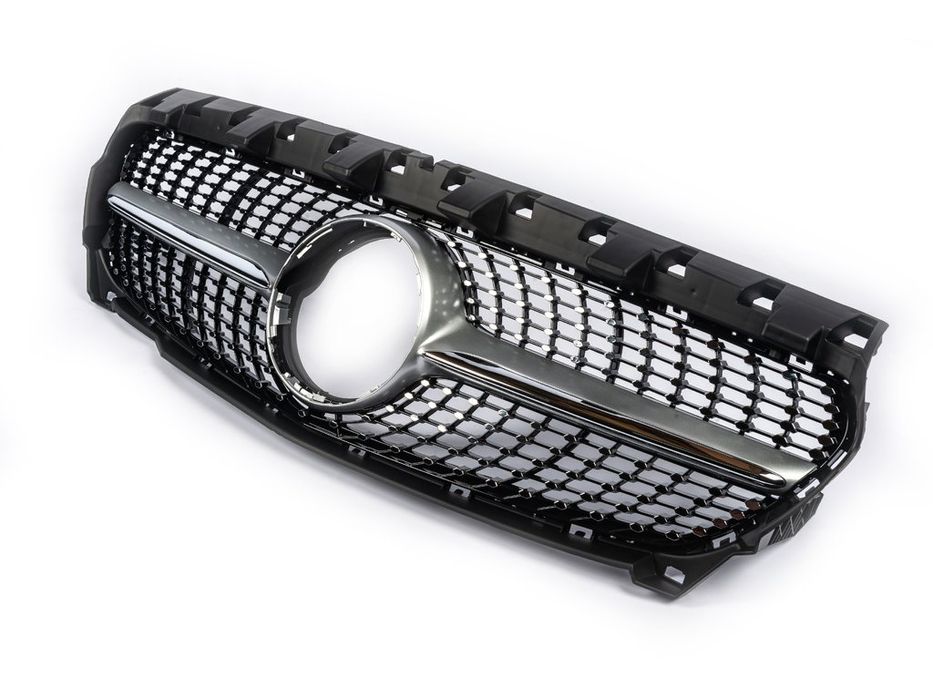 Передня решітка Diamond Silver для Mercedes CLA C117 2013-2016 Cixtai