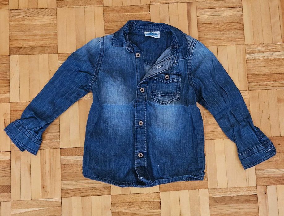 Elegancka koszula chłopięca typu jeans