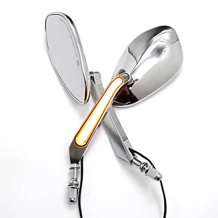 Espelhos Retrovisores LED Pisca Integrado Harley-Davidson