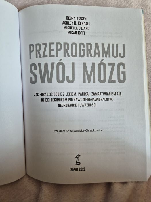 Książka Przeprogramuj swój mózg