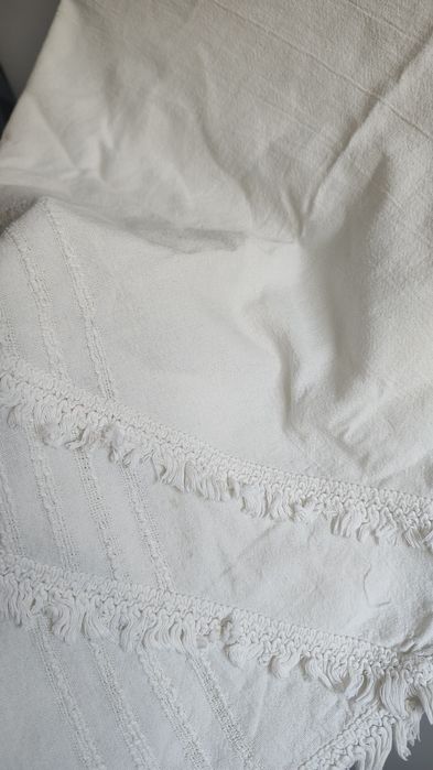 Chusta duża ogromna  Promod beżowa boho