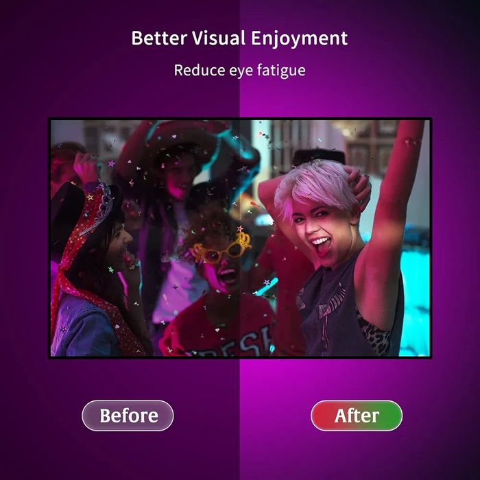 Podświetlenie LED do TV Bluetooth aplikacja pilot 32-43 cali nowe 2 m