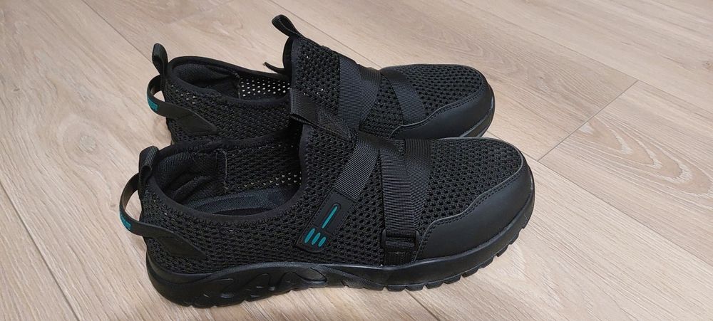 Buty robocze męskie oddychające z noskiem. Wkładka 28cm.