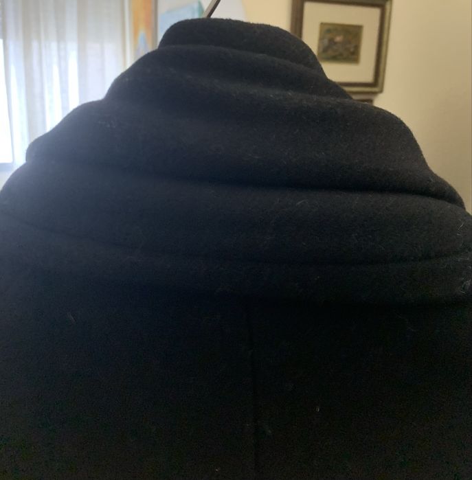 Sobretudo preto Zara