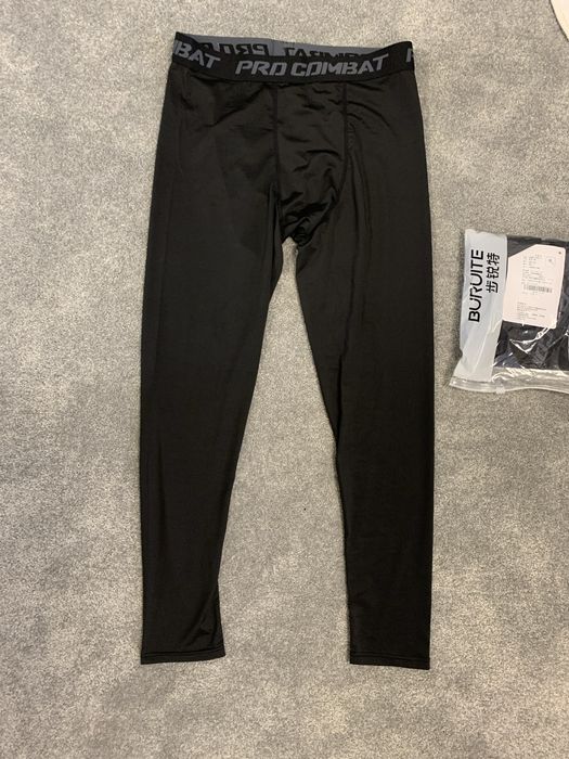 Мужские спортивные компрессионные лосины pro combat