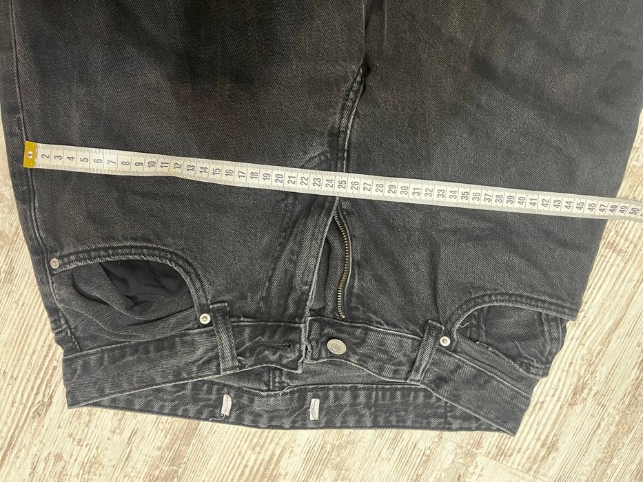 джинсы черные прямые