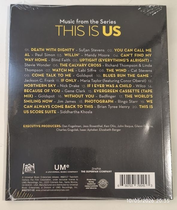 Vários - Music From The Series This Is Us CD Special Edition