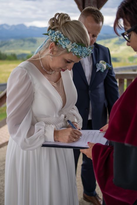 Suknia ślubna Boho 40/42