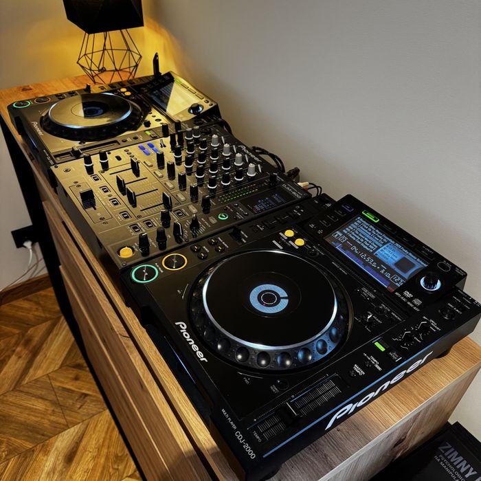 2x CDJ2000 + DJM800 konsola DJ Pioneer (mozliwa zamiana na nexus)