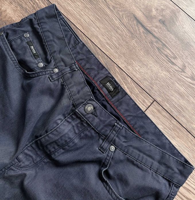 Spodnie materiałowe HUGO BOSS jeans męskie szerokie r. 34/29