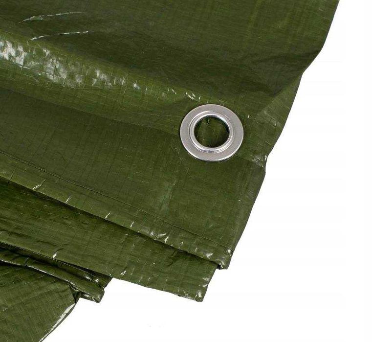 Plandeka zielona 3x4m Mrozooodporna ochronna 90g/m2