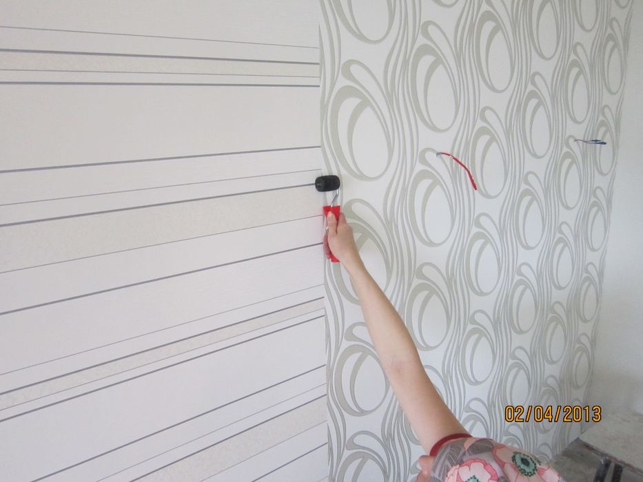 Поклейка обоев (шпалер), декоративна шпаклівка , шпаклівка